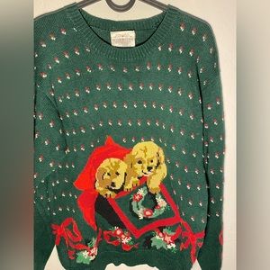 Susan Bristol Embroidered Christmas Sweater. Men’s size M.